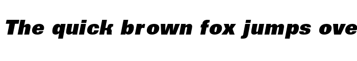Preview of a_GroticExtraBlack Italic