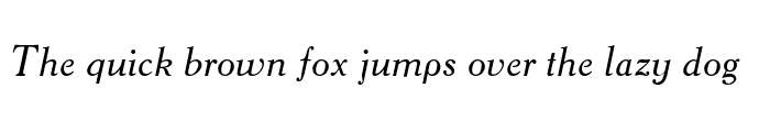 Preview of AcademyC Italic