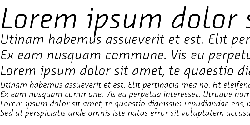 Sample of Alega-LightItalic Sample of Alega-LightItalic