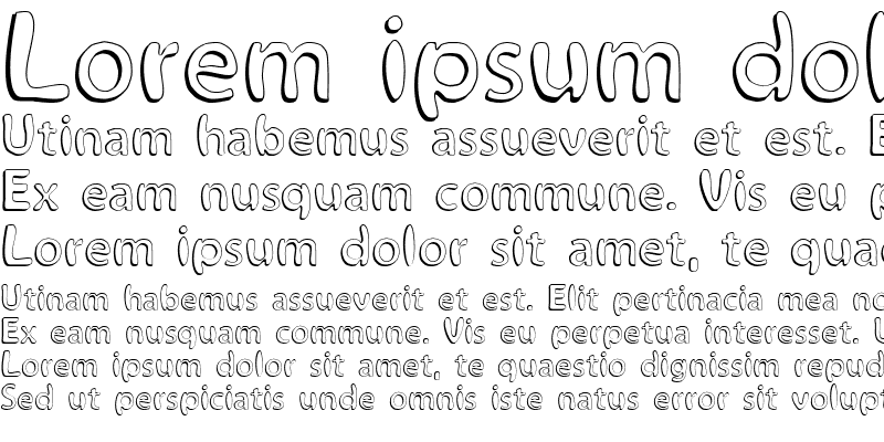 Sample of Alina Font Sample of Alina Font