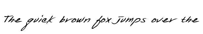 Preview of AnniesHand Bold Italic
