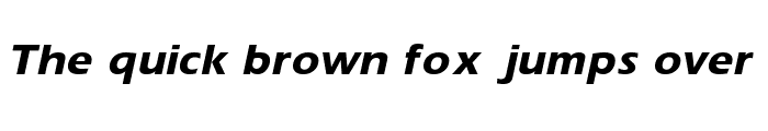 Preview of AquilineExtraBold Italic