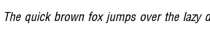 Preview of ArenaCondensed Italic