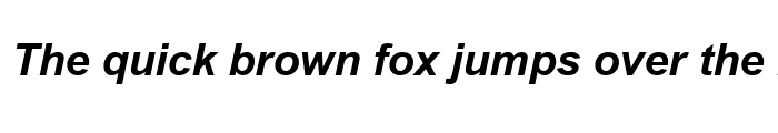 Preview of Arial Bold Italic