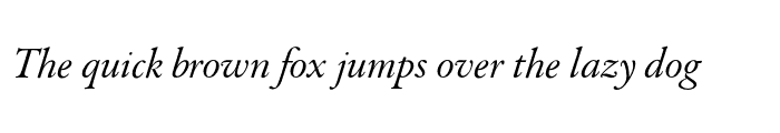 Preview of Augereau Italic