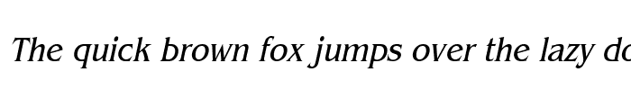 Preview of Bangle Condensed Italic