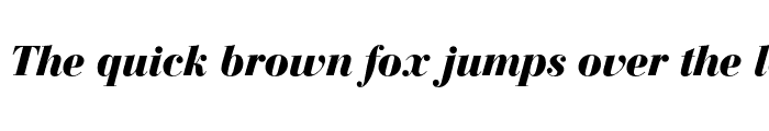 Preview of Bauer Bodoni Black Italic