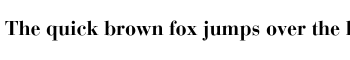 Preview of Bauer Bodoni Bold