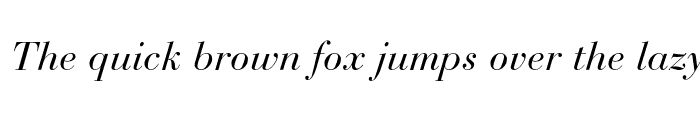 Preview of Bauer Bodoni Oldstyle Figures Italic