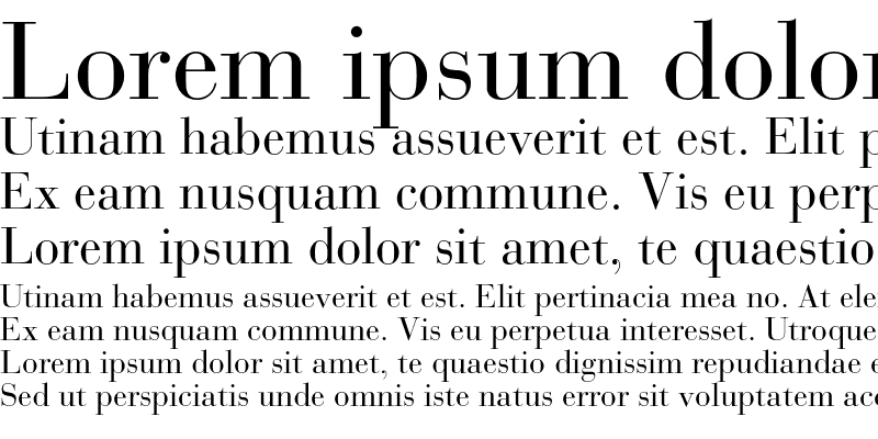 Sample of Bauer Bodoni Std 1 Sample of Bauer Bodoni Std 1