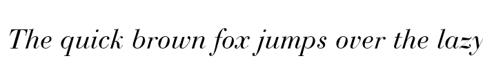 Preview of BauerBodoni RomanOsF Italic