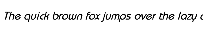 Preview of Bauhaus Italic