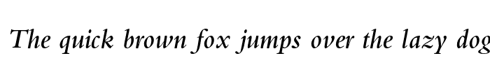 Preview of Bembo Semibold Italic