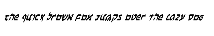 Preview of Ben-Zion Condensed Italic Condensed Italic