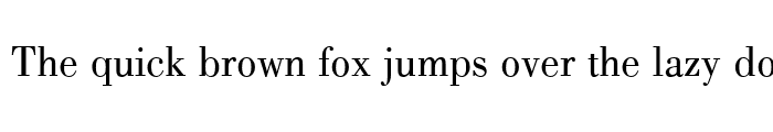 Preview of Bodoni CG ATT Regular