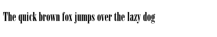 Preview of Bodoni Poster Compressed