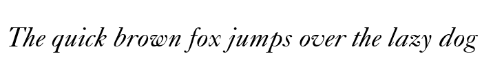 Preview of Caslon 540 LT Italic