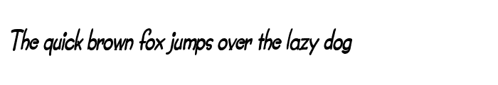 Preview of Crayon-Condensed Bold Italic