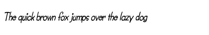 Preview of Crayon-Condensed Italic
