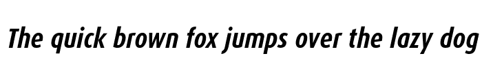 Preview of DaxCondensed-BoldItalic Regular