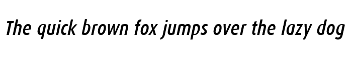 Preview of DaxCondensed-MediumItalic Regular