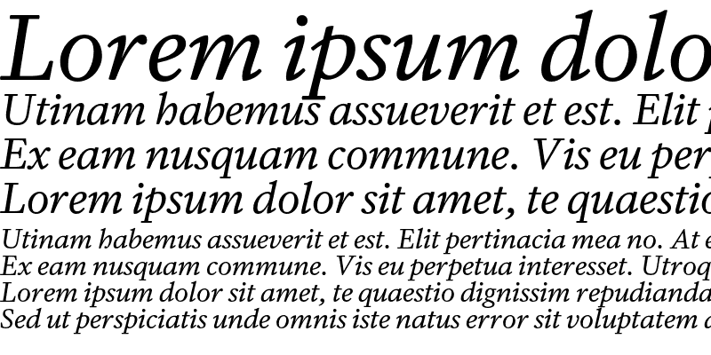 Sample of DB Serif TF Sample of DB Serif TF