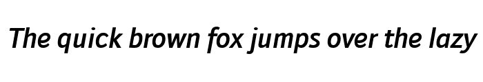 Preview of Doradani Semibold Italic