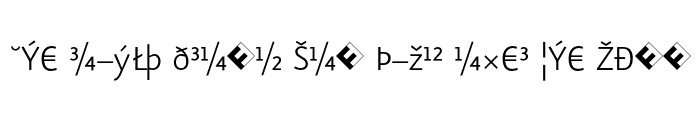 Preview of Eureka Sans Light Exp Regular