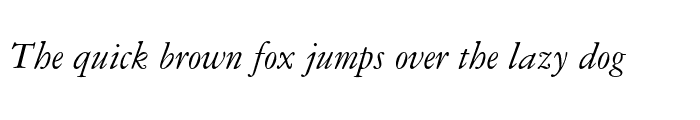 Preview of Garamond 3 Old Style Figures Italic