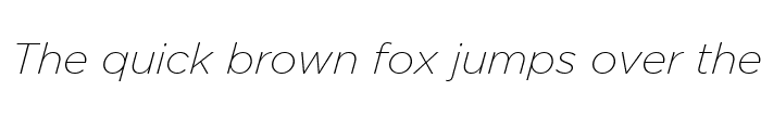 Preview of Gotham ExtraLight Italic