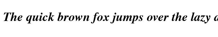 Preview of Greco Black SSi Bold Italic