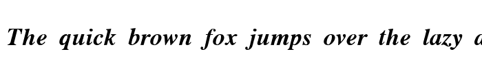 Preview of Greco Demi SSi Demi Bold Italic
