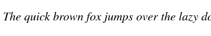 Preview of Greco SSi Italic