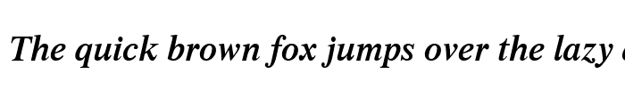 Preview of Greco SSi Semi Bold Italic