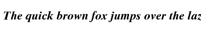 Preview of Greco Ten SSi Bold Italic