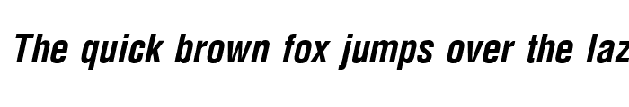 Preview of Hallmarke Condensed Bold Italic