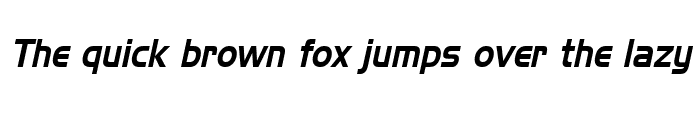 Preview of HanzelCondensed Italic