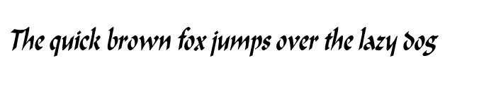 Preview of HaremCondensed Italic