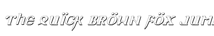 Preview of Holy Empire Shadow Italic Shadow Italic