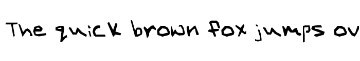 Preview of Jack's Handwriting Regular