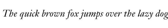Preview of Janson OldStyle SSi Italic Oldstyle Figures
