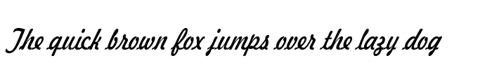 Preview of JotsCondensed Italic