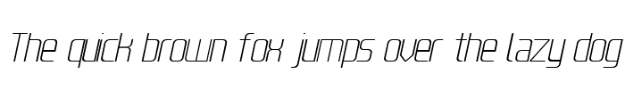 Preview of Kanal UltraLight Italic