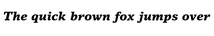 Preview of Lino Letter Black Italic