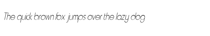 Preview of Metro-Condensed Italic