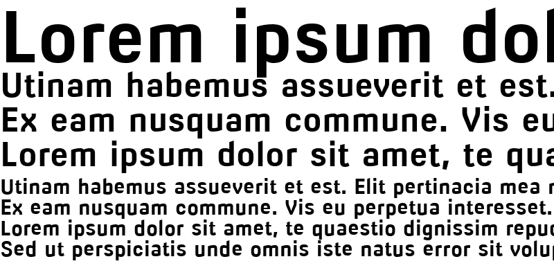 Sample of Milibus Bold
