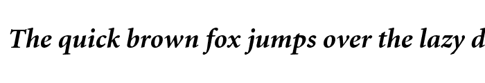 Preview of Minion Black Bold Italic
