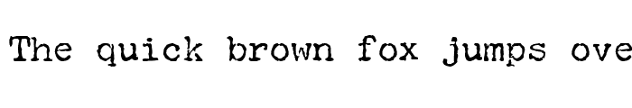Preview of P22 Typewriter Regular