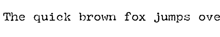 Preview of P22Typewriter Medium