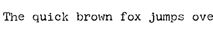 Preview of P22Typewriter Regular